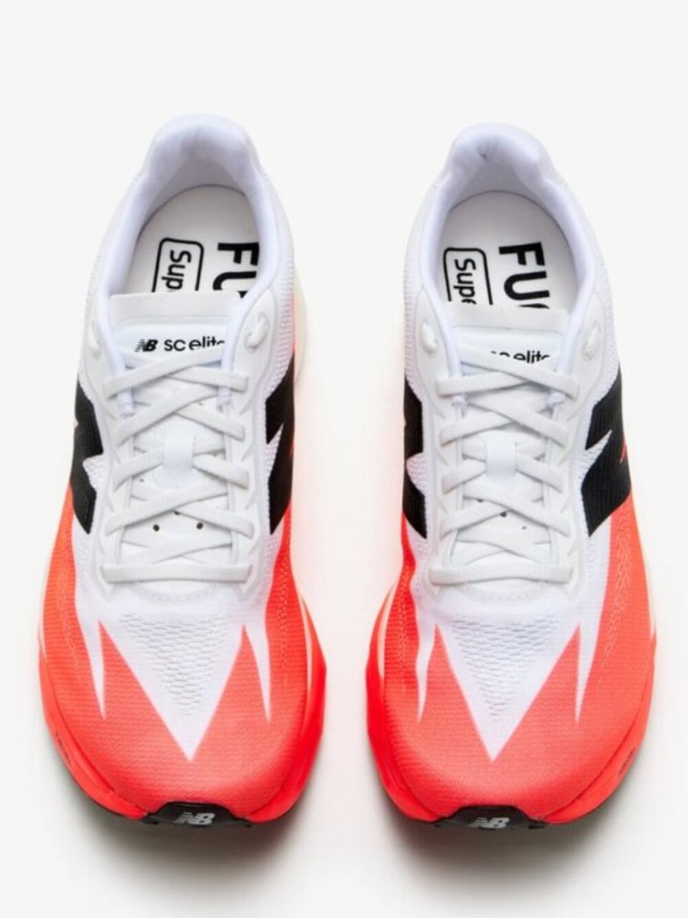 New Balance FuelCell Supercomp Elite V5 9.5US Color Urgent Red/White/Black NWT - Picture 4 of 5